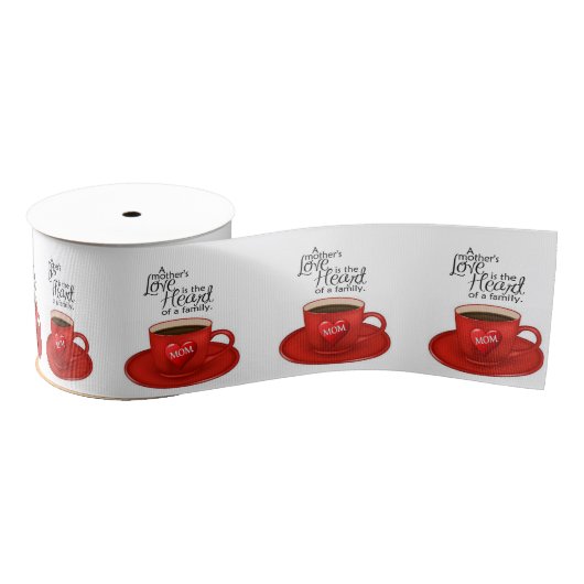 Moederdag Grosgrain Lint (Spoel)