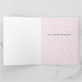 Moederdag grote aangepaste tekstbloemen voor mam kaart (Binnen)