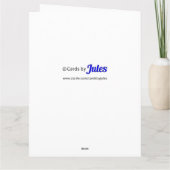 Moederdag grote aangepaste tekstbloemen voor mam kaart (Achterkant)