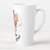 Moederdag grote golf Latte-mok Latte Mok (Rechts)