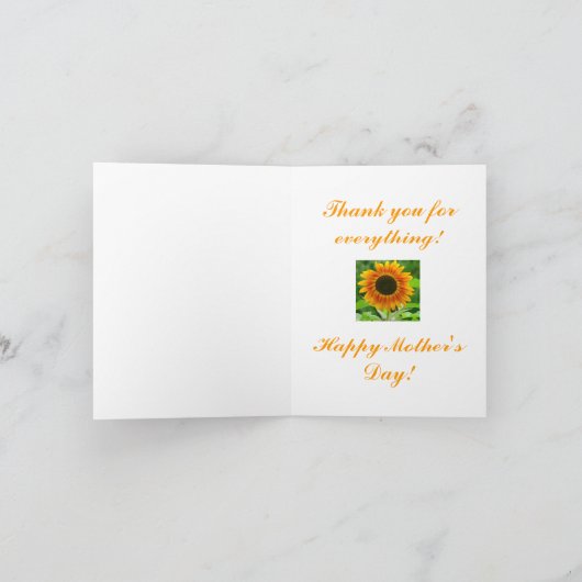 MOEDERDAG/ GROTE ZONLOWER / HOUD VAN U, MAM KAART (Binnen)