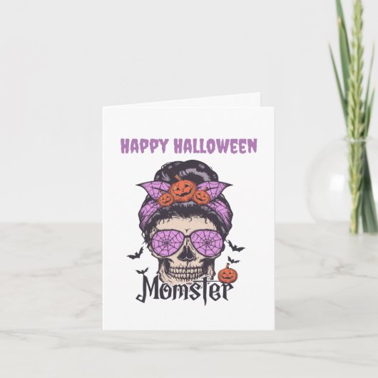 Moederdag Halloween Cadeau voor Moeder Feestdagen Kaart (Voorkant)