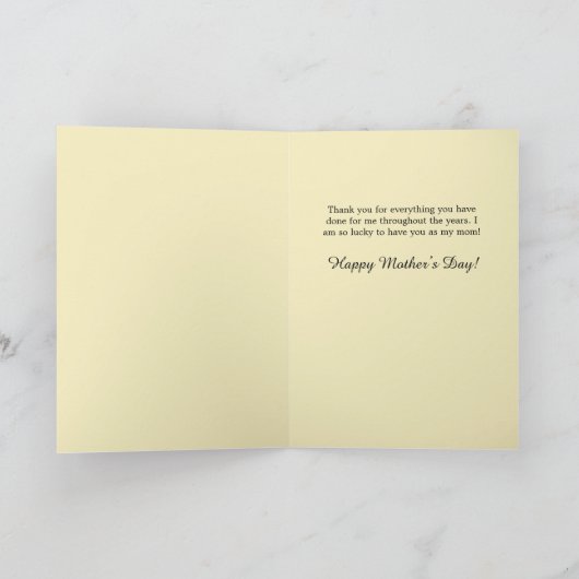 Moederdag Handleiding Schattig Grappig Mooie Krach Kaart (Binnen)