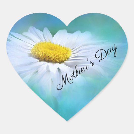 Moederdag Hart Sticker (Voorkant)