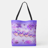 Moederdag Harten & Daisey's Boodschappentas Tote Bag (Achterkant)