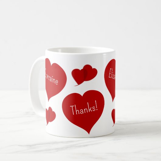 Moederdag Harten Mok (Voorkant links)