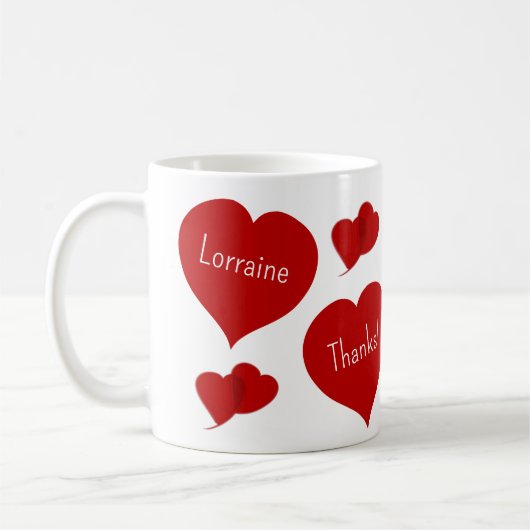 Moederdag Harten Mok (Links)