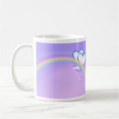 Moederdag Hartjes op Regenboog Koffiemok (Links)