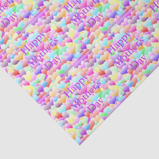 moederdag hartlicht tissuepapier (Detail)