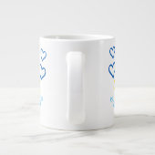 Moederdag Hartpatroon Mok (Achterkant)