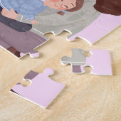 Moederdag Hartpuzzel Legpuzzel (Zijkant)