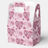 Moederdag Heart Bouquet Pattern Bedankdoosjes (Geopend)