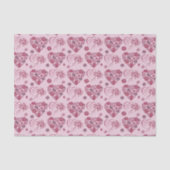 Moederdag Heart Bouquet Tissuepapier (Voorkant)