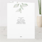 Moederdag Heart Collage Floral Greenery Kaart (Achterkant)