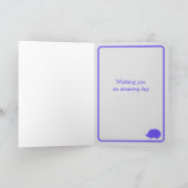 Moederdag Hedgehog Hedge-hugs met Hart Kaart (Binnen)