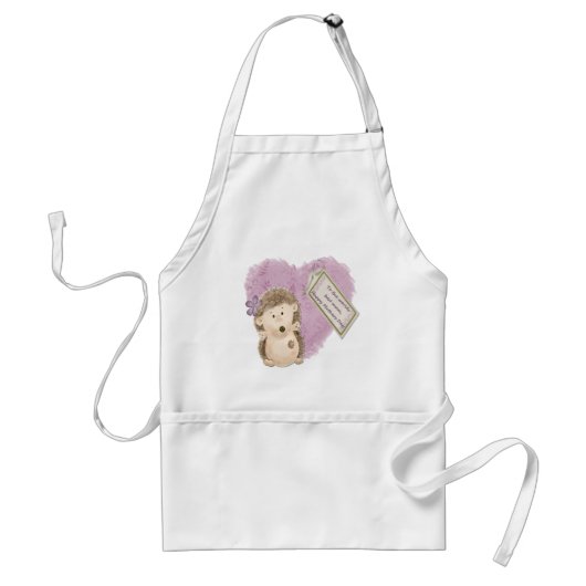 moederdag Hedgel - Standaard Apron Schort (Voorkant)