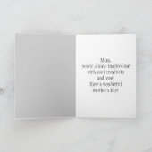 Moederdag-hengelkaart Kaart (Binnen)