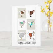 Moederdag-hengelkaart Kaart (Gele Bloem)