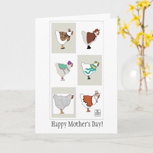 Moederdag-hengelkaart Kaart (Gele Bloem)