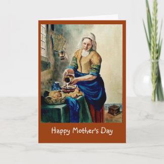 Moederdag: Het "meisje van de Keuken" van Vermeer, Kaart
