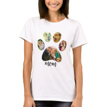 Moederdag Hond mama | 5 Pootafdruk Foto Collage