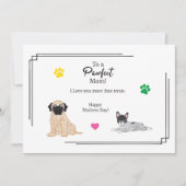 Moederdag honden kaart (Voorkant)