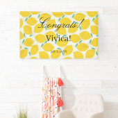 Moederdag Hoofdrol Citroen Baby Shower Spandoek (Insitu)
