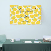 Moederdag Hoofdrol Citroen Baby Shower Spandoek (Beurs)