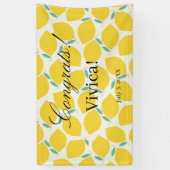 Moederdag Hoofdrol Citroen Baby Shower Spandoek (Verticaal)