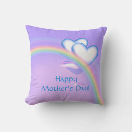 Moederdag hoog hart kussen