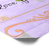 Moederdag houdt van je mama Poster (Hoek)