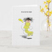 Moederdag Hug Kaart (Gele Bloem)