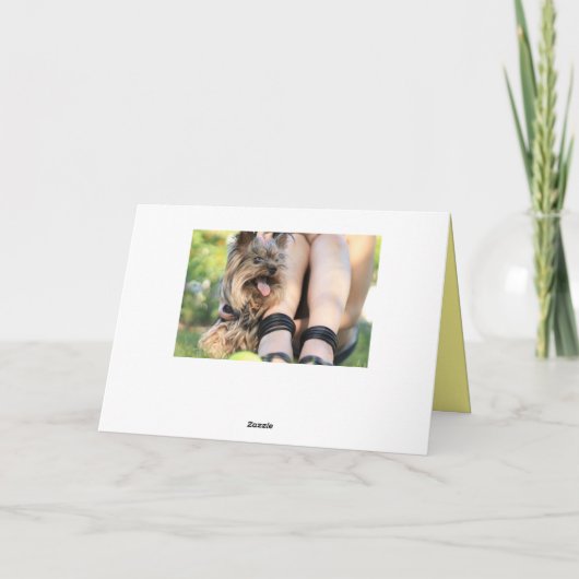 Moederdag huisdier groet kaart (Achterkant)