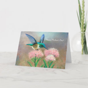 Moederdag Hummingbird Wenskaart Kaart