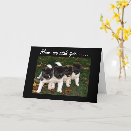 MOEDERDAG HUMOR UIT HET KINDER KAART (Gele Bloem)