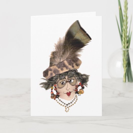 Moederdag humoristische kaart (Voorkant)