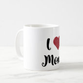 Moederdag Ik hou van Moeder Hart Explosie Cadeau Koffiemok (Voorkant links)
