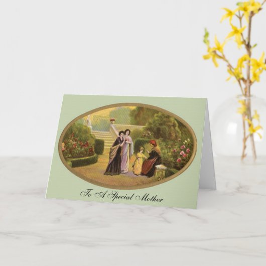  Moederdag in de tuin Kaart (Gele Bloem)