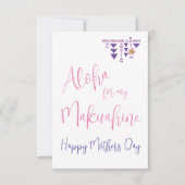 Moederdag in Hawaiian Olelo (Voorkant)