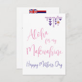 Moederdag in Hawaiian Olelo (Voorkant / Achterkant)