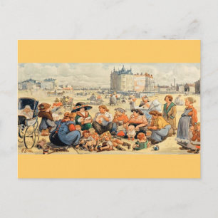 Moederdag in het park briefkaart