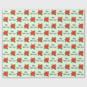 Moederdag Inpakpapier Rode Roos (Vlak)