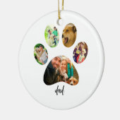 Moederdag is geen vadersdag, maar: Hond Vader | 5 Keramisch Ornament (Links)