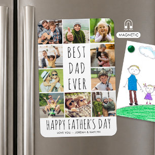 Moederdag is vervangen door Vaderdag Beste Papa Oo Magneet