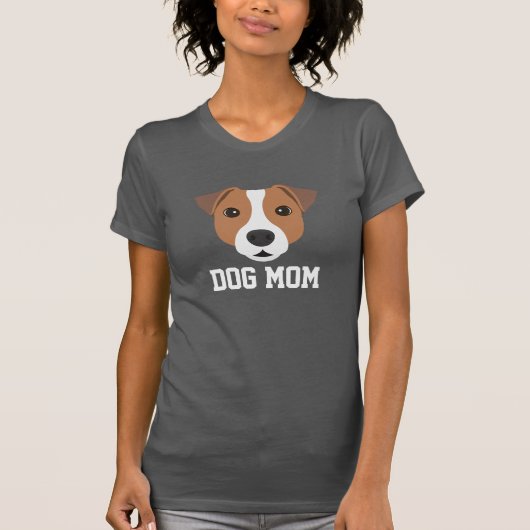 Moederdag Jack Russell-hond Moeder T-shirt (Voorkant)