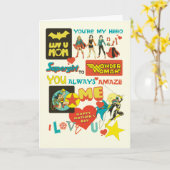 Moederdag| Jij bent mijn Hero Kaart (Gele Bloem)