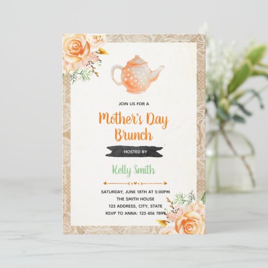 Moederdag Kaart (Staand voorkant)