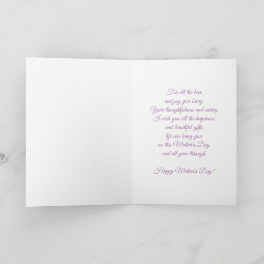 Moederdag kaart (Binnen)