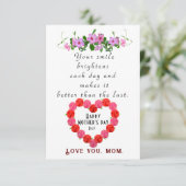 Moederdag Kaart (Staand voorkant)