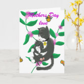 Moederdag Kaart (Gele Bloem)